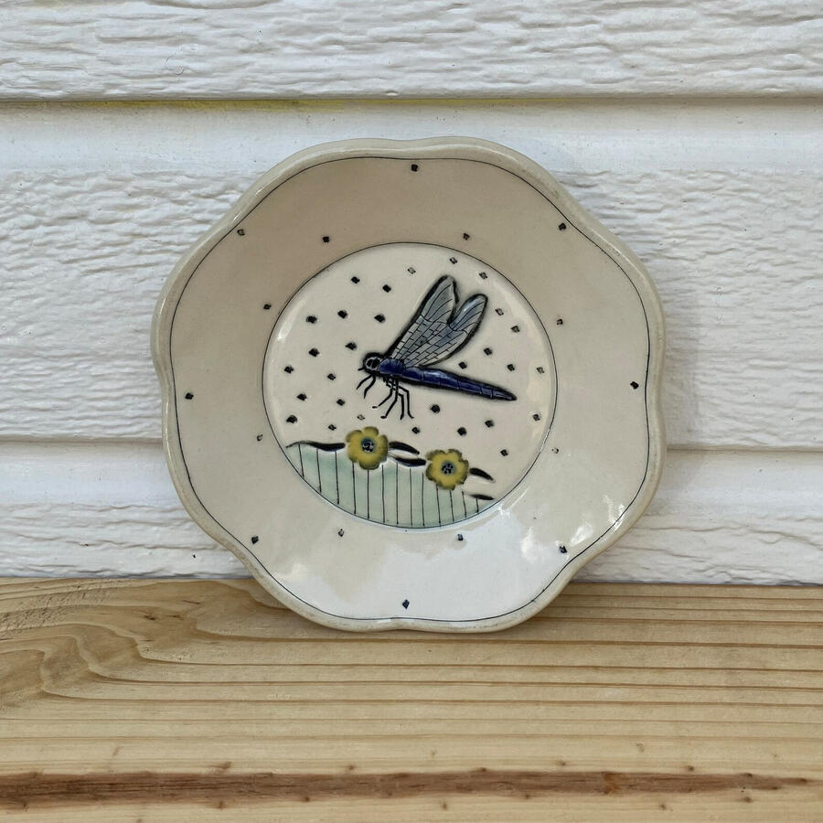 Dragonfly trinket plate
